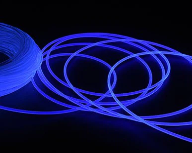 side glow fiber side glow fiber